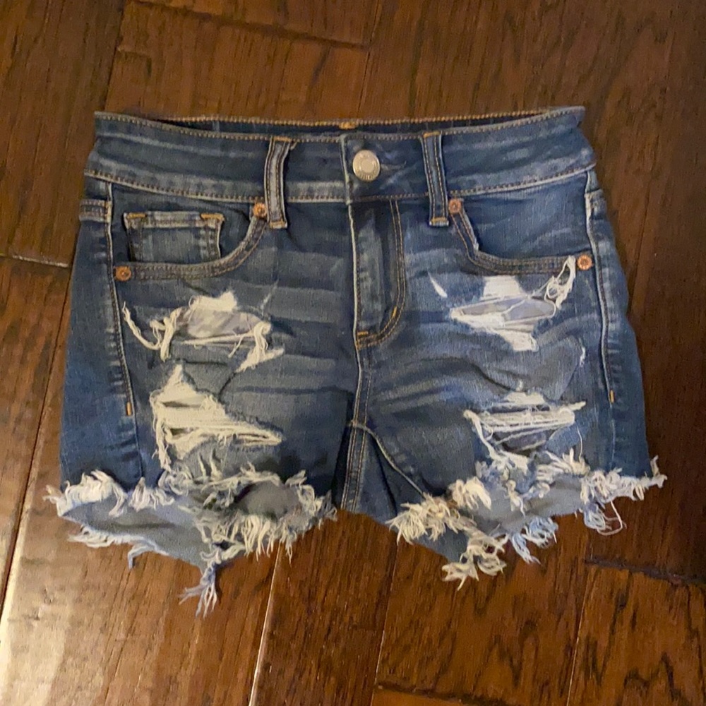 American Eagle Super Stretch Cutoff Shorts